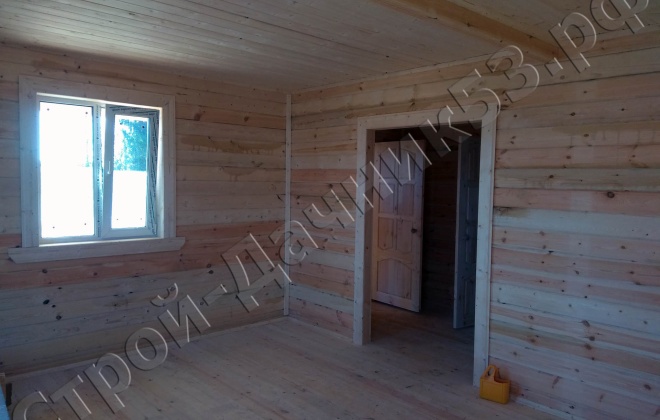4 Брусовой дом ОД-11, 9×9, 81 м², Новгородская область,  Валдайский район, Деревня Ивантеево (6)